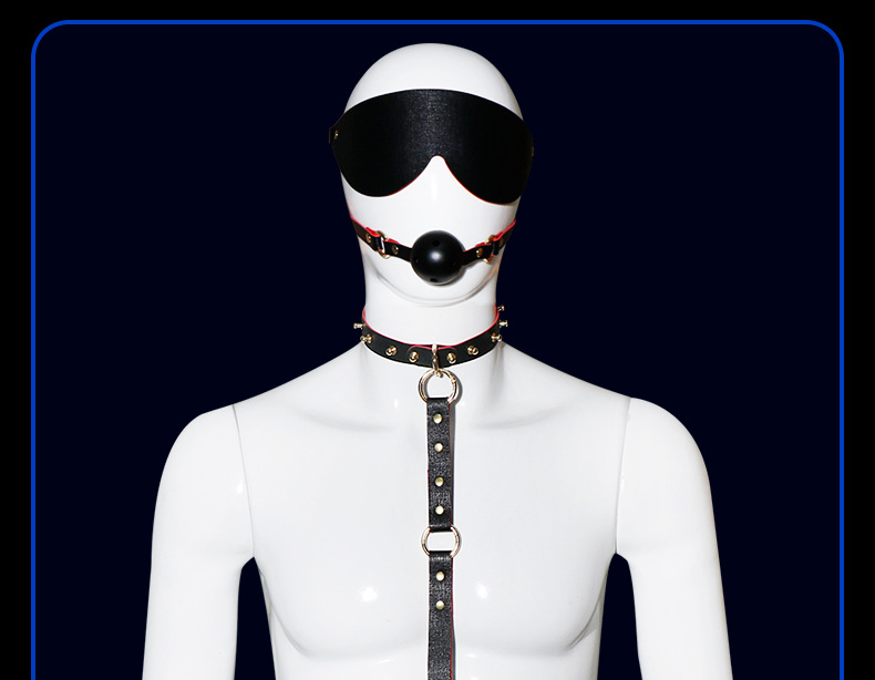 SM Waist Restraint Set with Leather and Metal Bondage Accessories for Couples — detail image 22