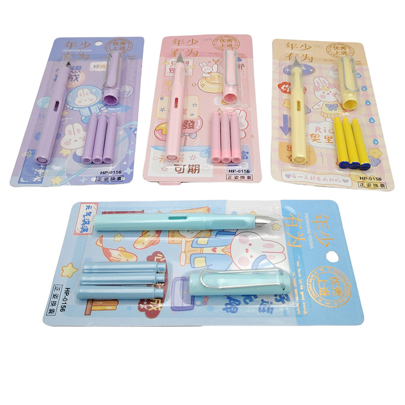 C1331 poco para bolígrafo líquido directo bolígrafo intercambiable paquete de papelería oficina 3 yuanes tienda mayorista de tres yuanes image 5