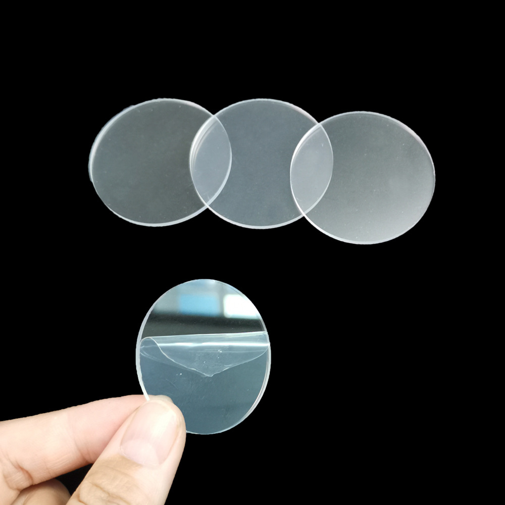 空白亚克力透明片 透明亚克力圆片圆板带孔