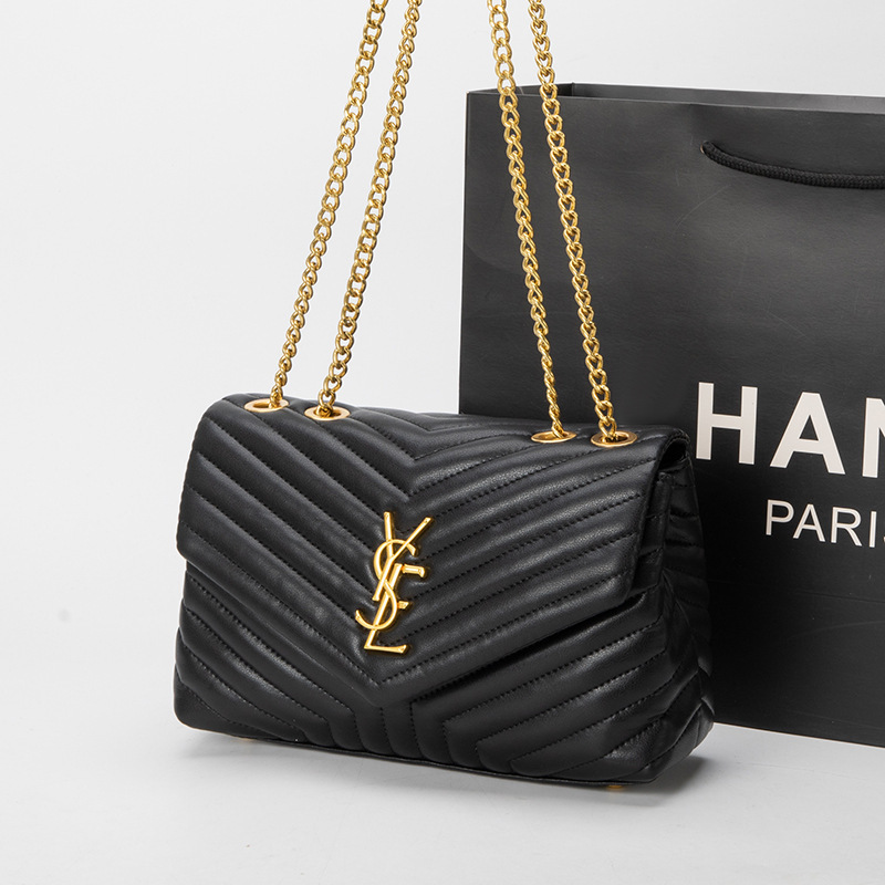 Cross-Border Women's Bags 2025 New Women's Bags Chain Bags Classic Versatile Fashion Crossbody Shoulder Handbags Trendy