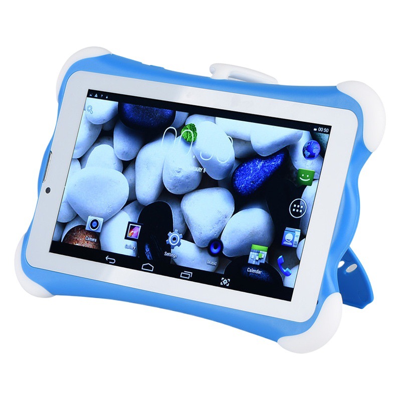 Tableta de 7 pulgadas para niños T2 admite llamadas SIM Android 10 aprendizaje inteligente tutor tableta computadora fuerza fábrica