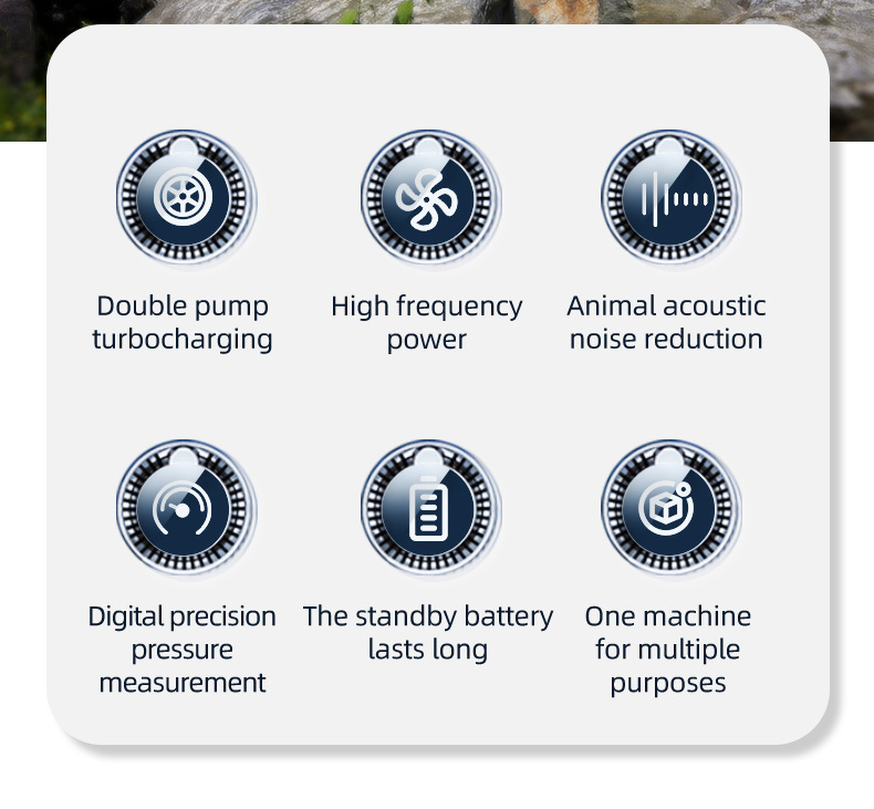 Cross-Border Yx1819 New Model Car Portable Air Pump Electric Wireless with Digital Display Mini Air Pump