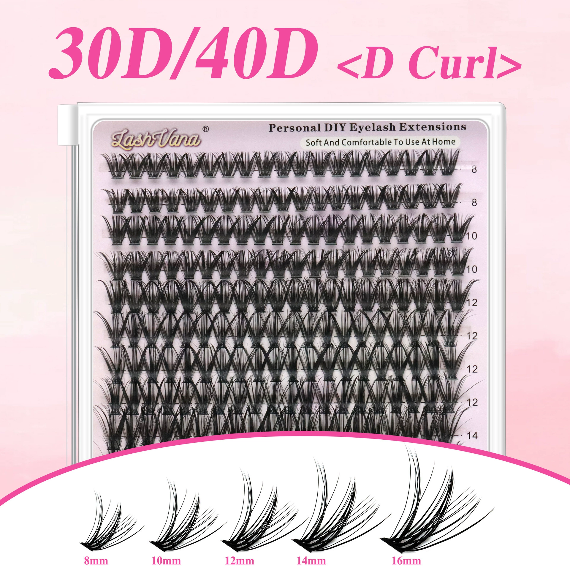Ресницы для наращивания false eyelash extension set