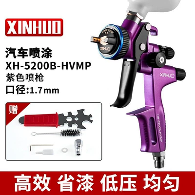 Sheet Metal Spray Repair | multi-color spray gun for both - purple-5200b-caliber-17mm