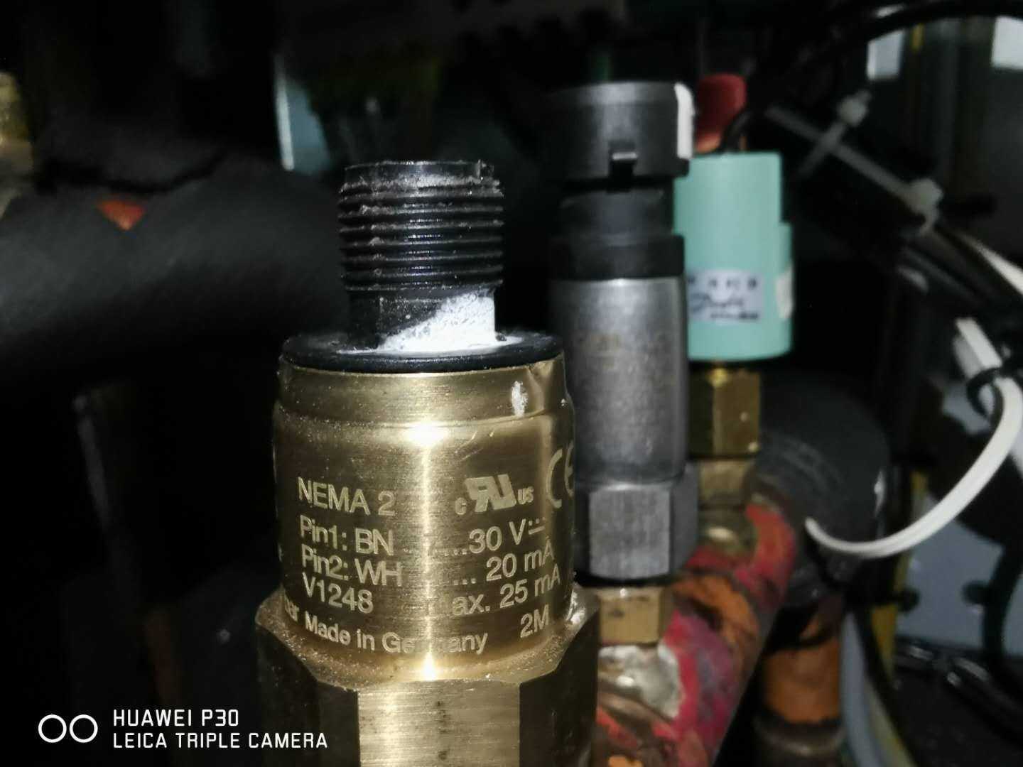 PT6-50M空调制冷压力传感器50bar电流信号输出，传感器量程可