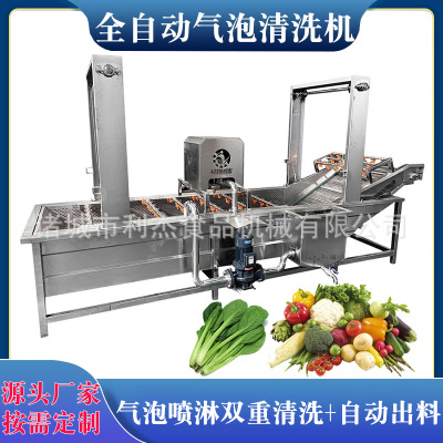 fully automatic Bubble Cleaning machine Corn fruit Cleaning machine automatic Fruits and vegetables Bubble Cleaning machine commercial