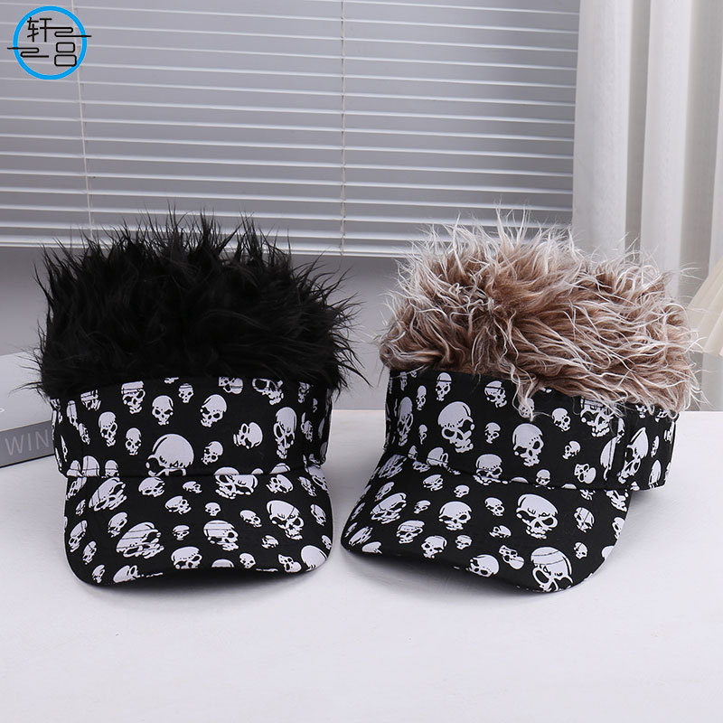 Cross-Border Popular Funny Artificial Hair Fashion Trendy Baseball Cap Outdoor Dance Cos Hip-Hop Breathable Wig Cap Cross-Border Popular Funny Artificial Hair Fashion Trendy Baseball Cap Outdoor Dance Cos Hip-Hop Breathable Wig Cap