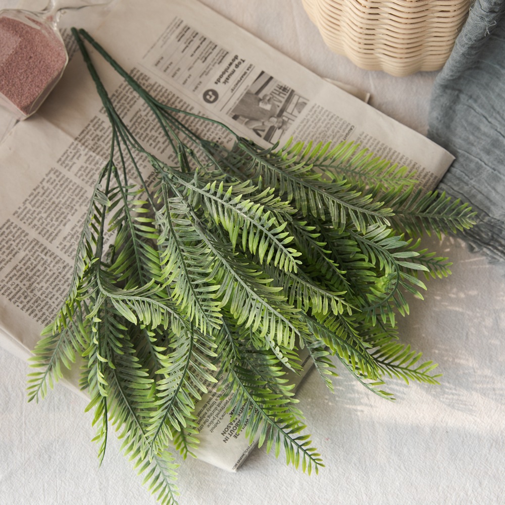 廠家家居裝飾波斯草尤加利INS風仿真花跨境婚慶批發假花MW73786