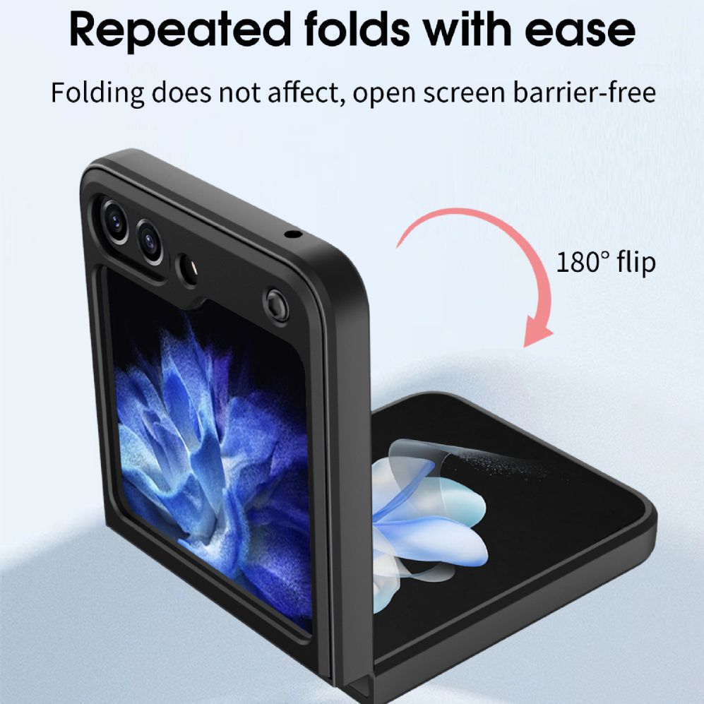 Coque téléphone magnétique avec support pour samsung galaxy z flip_voghion.com