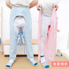 Summer thin disposable incontinence care pants for the elderly open-type to avoid embarrassment, convenient pants for bedridden patients, split pants