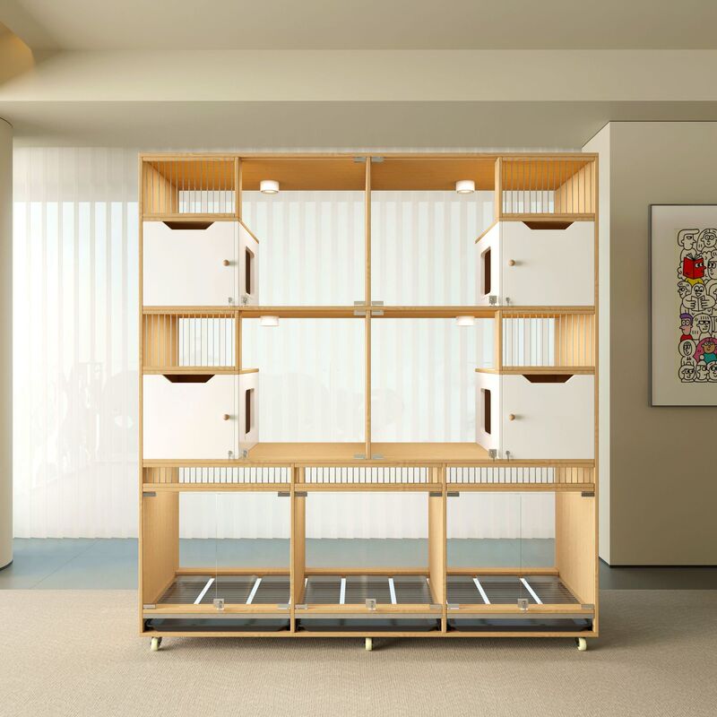 Dog Cage Solid Wood Display Cabinet Foster Cabinet with Tray Toilet Dog Villa Small Dog Cage Dog House Cat Villa Cabinet Dog Cage Solid Wood Display Cabinet Foster Cabinet with Tray Toilet Dog Villa Small Dog Cage Dog House Cat Villa Cabinet
