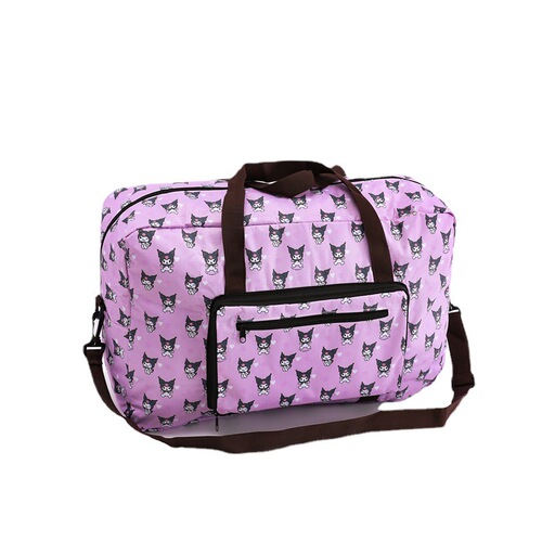 Cartoon Large Capacity Oxford Cloth Travel Bag Hangable Suitcase Luggage Bag Zipper Folding Travel Storage Bag Shoulder