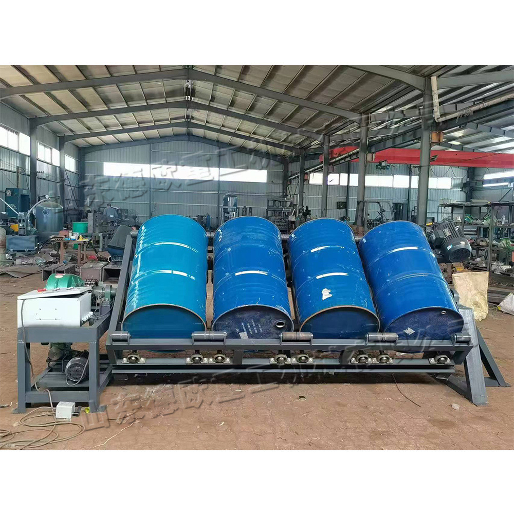 半自动油桶清洗机 化工厂油站清桶设备 电动式铁通塑料桶洗污机