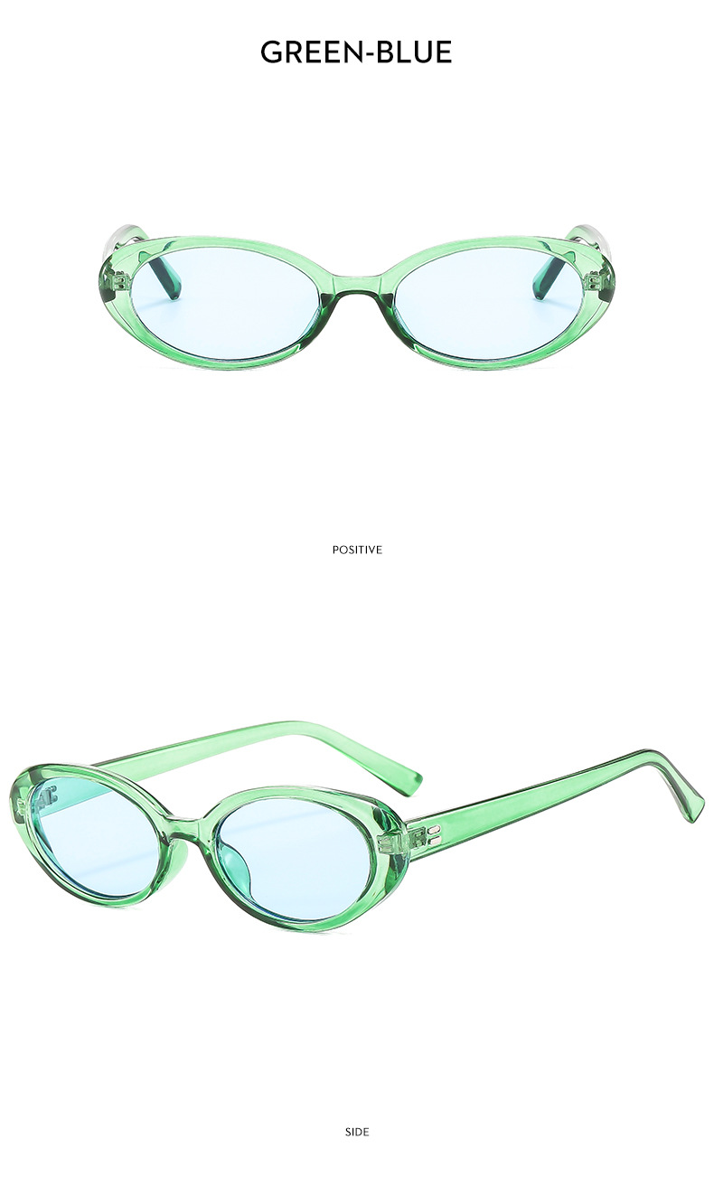 57g Weight Full Frame Glasses Structure Sunglasses Classification PC, UV400 Protection Lens Material Oval Frame Glasses Style Casual, Travel Occasion Oval Pattern All Seasons Season Unisex Gender Vacation, Streetwear Style Vacation Streetwear Oval PC UV400 Protection Oval Frame Full Frame Women's Sunglasses 16