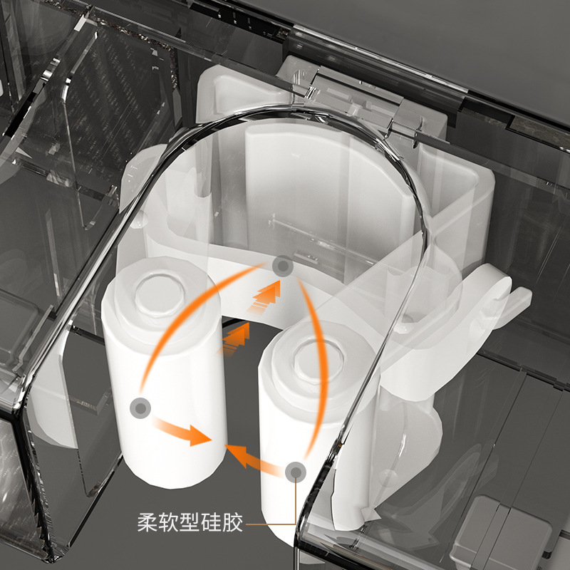 Mop Hook Wall Mount with No-Drill Function, Storage Solution for Bathroom and Kitchen, Hook for Mop and Cleaning Cloth, Cleat-Style Shelf