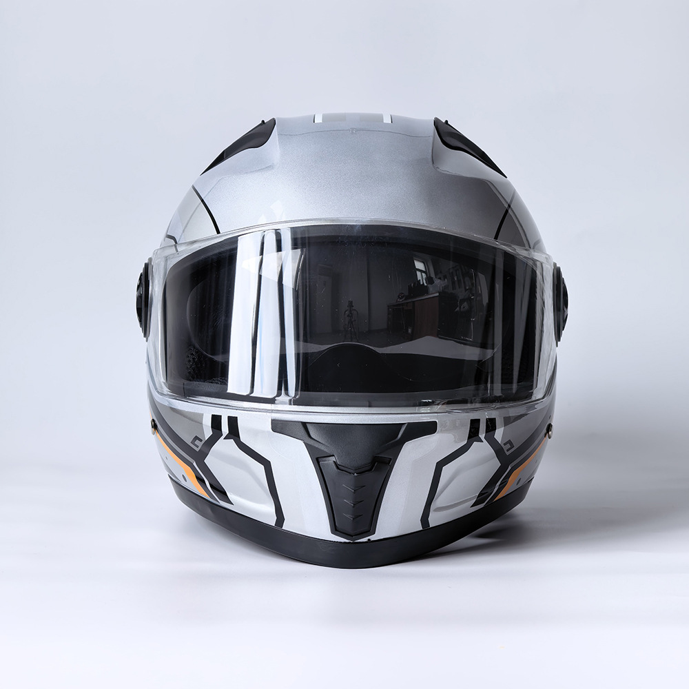 Motorcycle helmet, electric vehicle helmet, riding safety helmet, unisex, dual-lens full-face helmet 108