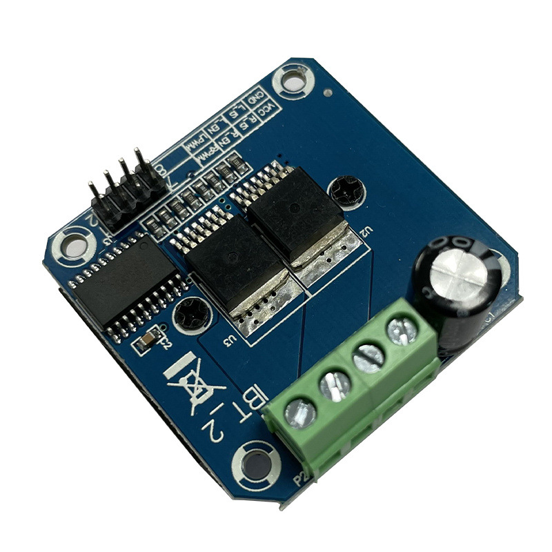 大功率智能车电机驱动模块BTS7960 43A限流控制半导体制冷驱动