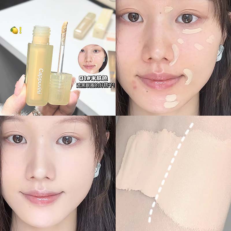 CAPPUVINI Velvet Mist opacificador mate para brillo facial, cubriendo los círculos oscuros, hidratando las marcas y no atascando el maquillaje.
