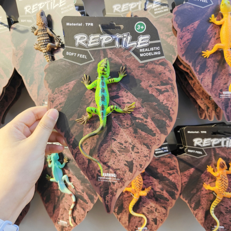 子供用シミュレーション両生類認知トカゲシミュレーションクロールソフトプラスチック動物モデルおもちゃカメレオン|undefined
