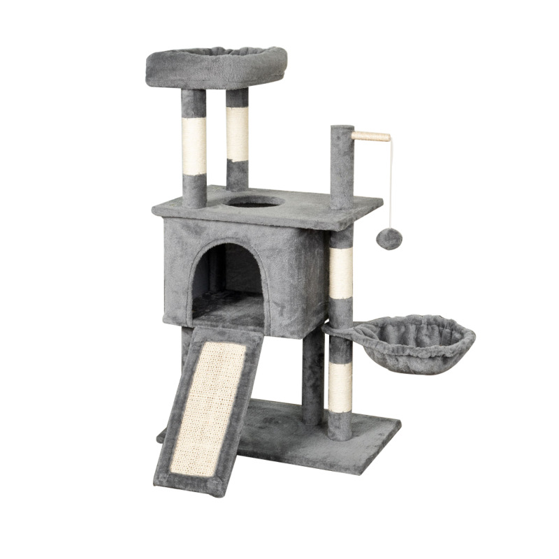 Gato escalado gato especial en una sola casa multifuncional gato comercio exterior explosión no ocupa espacio de fábrica de casa de gato de lujo al por mayor