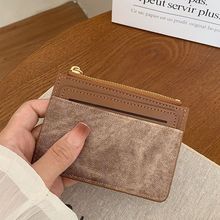 2025新款小卡包女精致小巧驾驶证卡片钱包真皮质感超薄放卡的卡夹