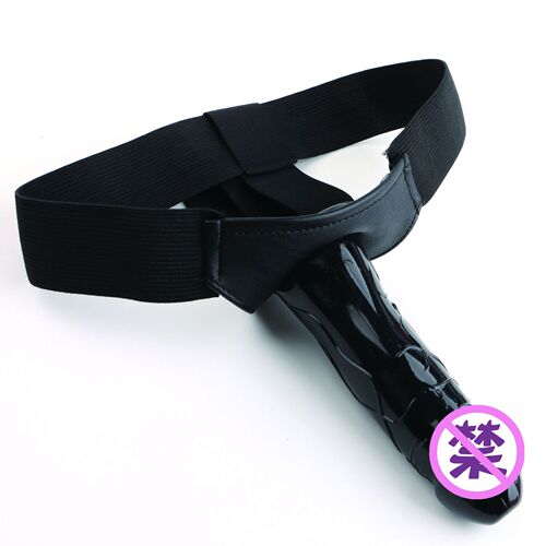 Wearing penis leather pants, adult sex toys, bold and lengthened men's hollow penis condoms, women's utensils