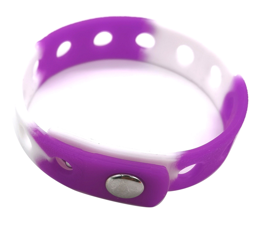 Muñeca de dibujos animados correa de muñeca de silicona con incrustaciones zapato accesorios de flores 21cm Pulsera de agujero de silicona para hombres y mujeres