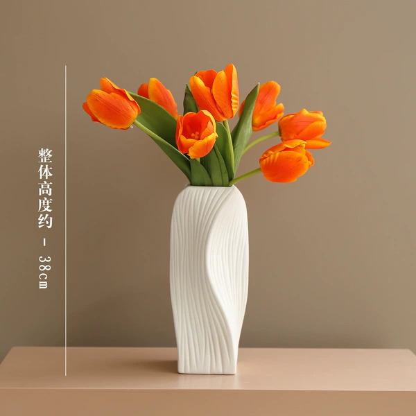 Large twist+6 orange tulip [fake flower set]