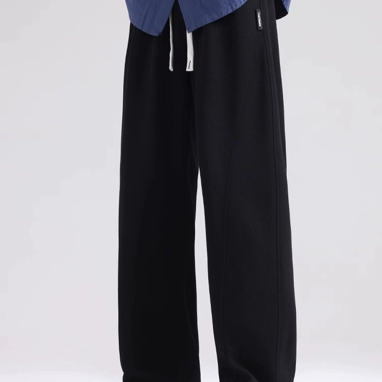 Summer trousers, loose straight fit