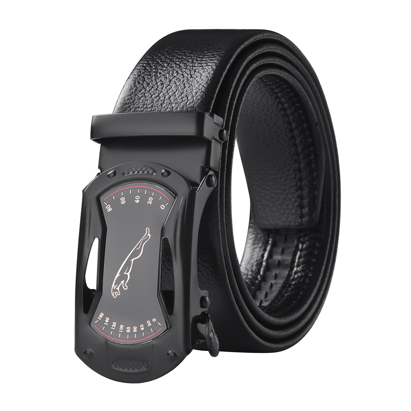 Botón negro espejo deportivo leopardo lichi bandas