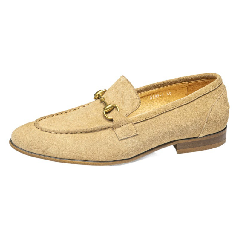 [Доставка в течение 48 часов] Обувь Lefu повседневная деловая матовая ножка