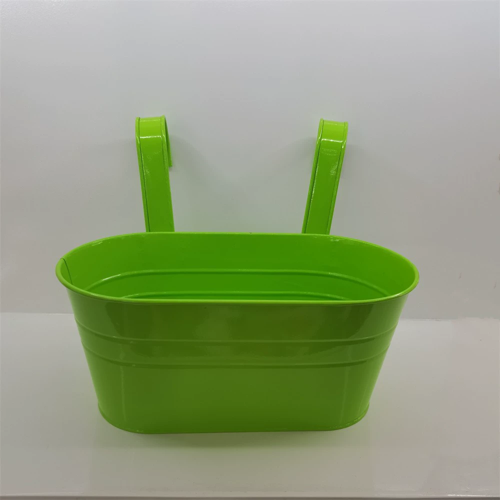 Новое оцинкованное железо, простое креативное пасторальное стильное съемное подвесное ведро, открытый балкон, растение, мясистое украшение для цветочного горшка