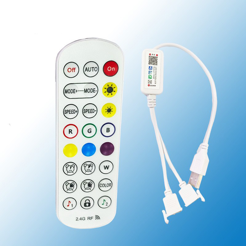 LED таймер контроллер 5V пониженного напряжения для гардероба, телевизора, обувного шкафа, изголовье кровати инфракрасный 24‑кнопочный