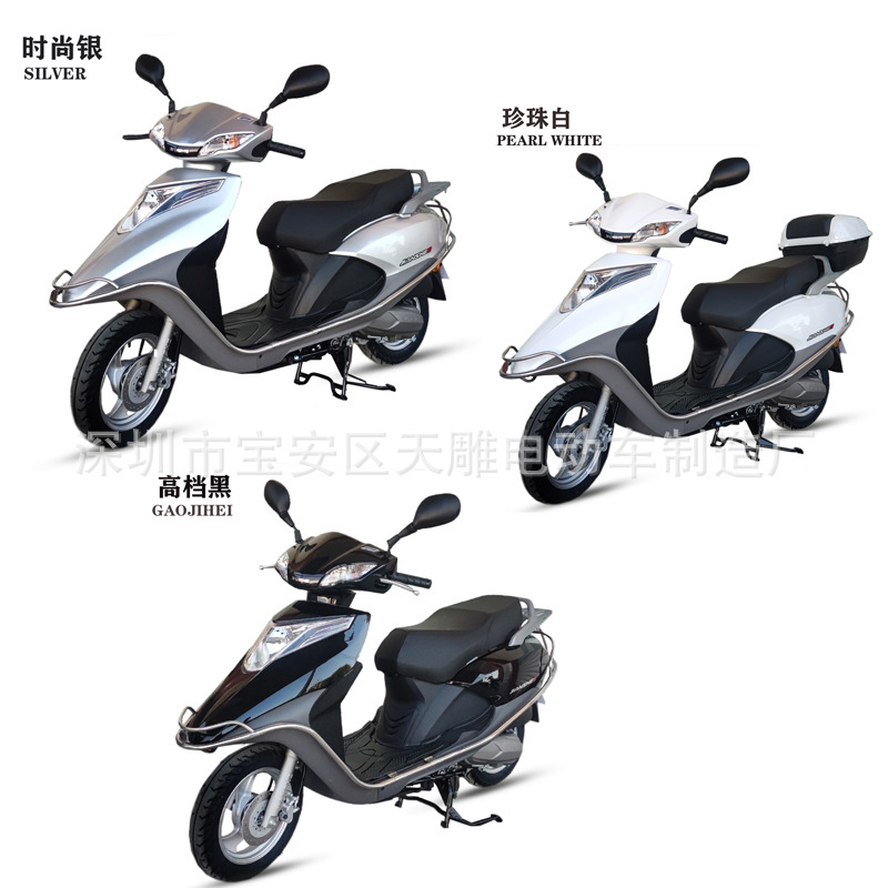 Auténtica marca de construcción Ruiyou 125C scooter combustible nacional cuatro inyección eléctrica para hombres y mujeres para llevar coche de ahorro de combustible puede ser licenciado