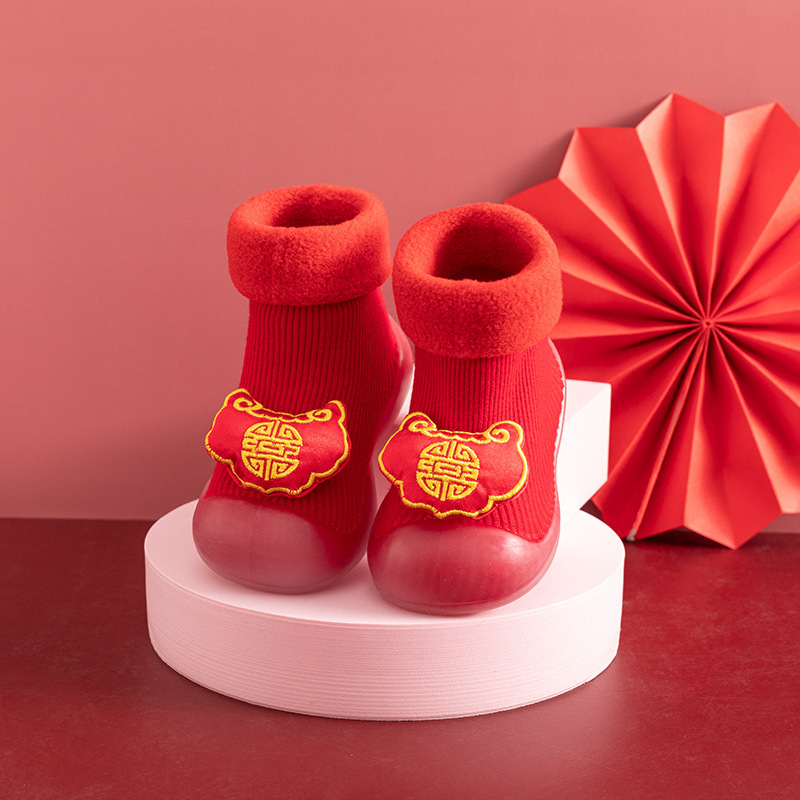 Navidad, Año Nuevo, invierno, calcetines para bebés, zapatos para bebés, zapatos para bebés image 18