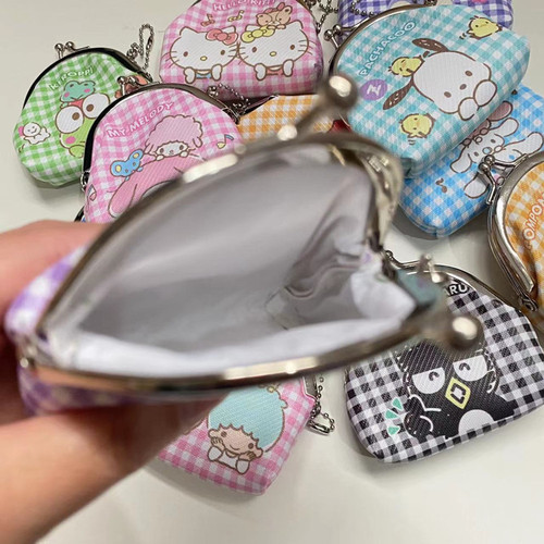 Melody Culomi Pacha Dog Coin Purse Cartoon Cute Semi-circle Iron Buckle Loose Wallet Key Bag Headphone Bag New