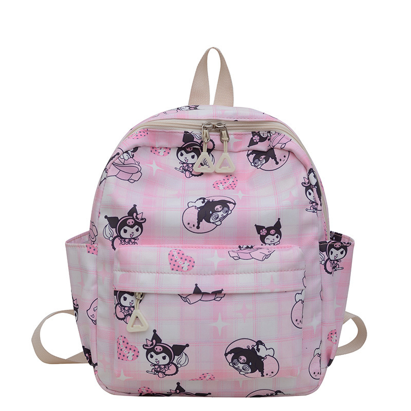 Sanrio Kindergarten Mochila escolar de gran capacidad Mochila para niños casual Cool Luomi Mochila para niños Mochila de primer grado