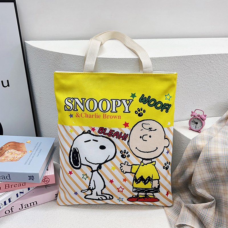 2025 nuevo bolso de lona bolso grande bolso de estudiantes bolso lindo bolso de lona de dibujos animados bolso de hombro bolso de mujer nuevo