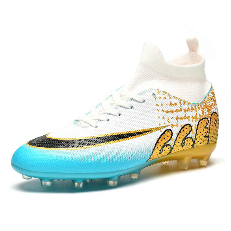 Zapatos de fútbol transfronterizos de alto nivel, niños y niñas, clavos de césped, zapatos de entrenamiento de estudiantes juveniles