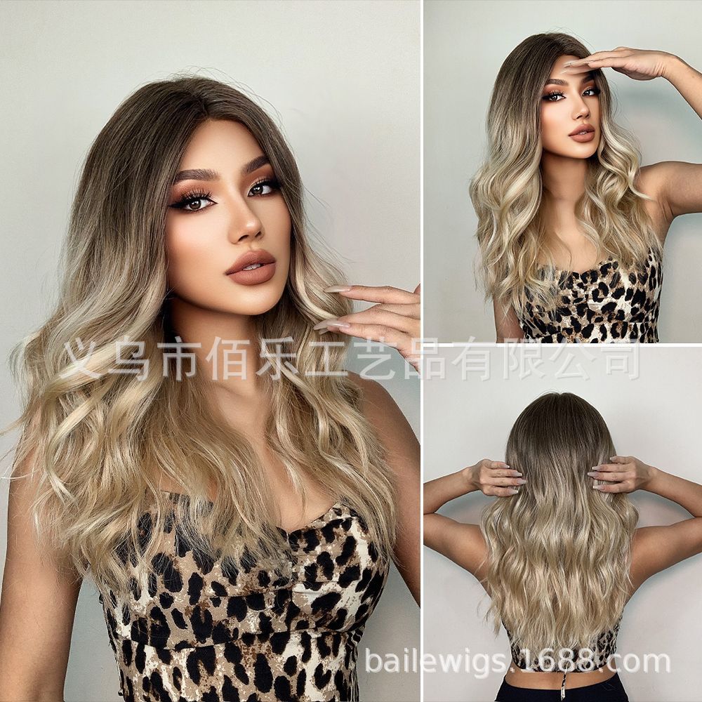 Gran área de encaje 13 * 6 peluca marrón oscuro 18 pulgadas cubierta de cabello de mujer Europa y América en stock al por mayor image 8