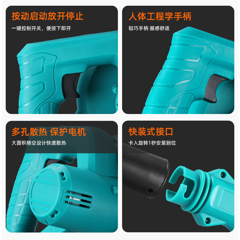 国境を越えたポータブルブラシレスリチウム電池充電式ブロワー高出力産業用小型掃除機工場卸売|undefined