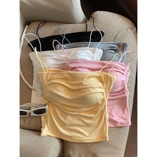 Sexy tank top, fitted base summer top with cups
