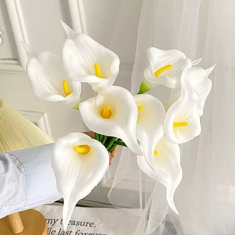 ミニ pu オランダカイウイリス造花結婚式家の装飾手持ち偽花束写真撮影造園小道具卸売|undefined