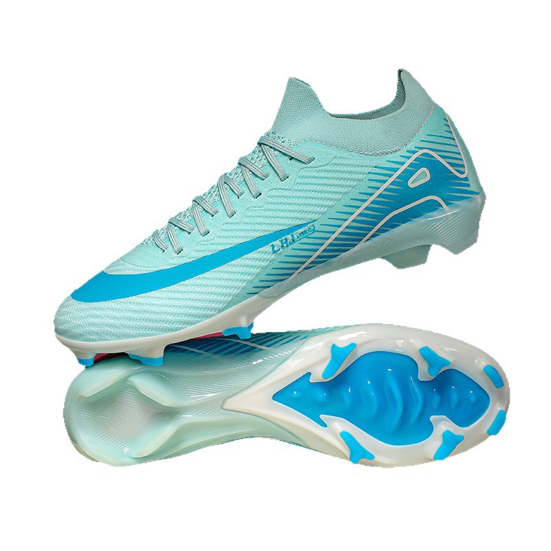 Zapatos de Fútbol con Tacos AG de TPU y KPU Transpirables para Césped Natural y Artificial