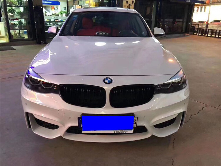 Bmw 3 Series Gtf34 Modified with M4-Style Wide-Body Front and Rear Bumper Kit, Non-Destructive Upgrade