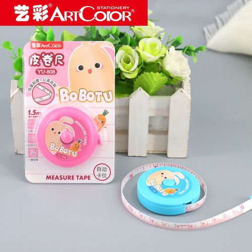 Wholesale cute cartoon small tape measure portable ruler flexible ruler mini waist measurement three-dimensional measurement online shopping meter ruler