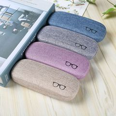 メーカーはファッションのシンプルな麻布メガネケースを提供しています。