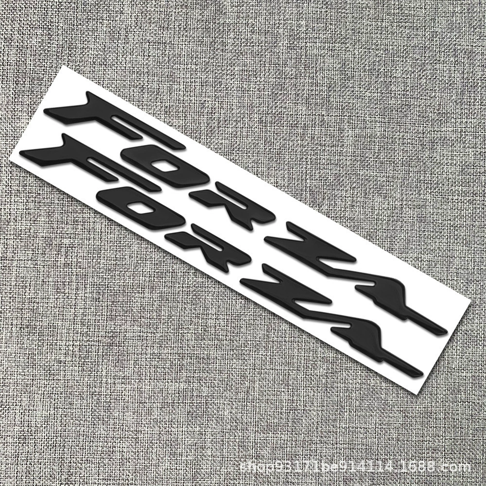 Three dimensional waterproof modified sticker from soft rubber, in 3d format