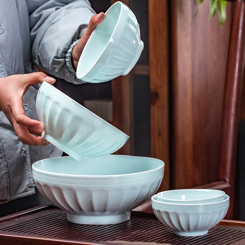 Imitation of Song Celadon Porcelain River Fresh Bowl Housewin Bowl…