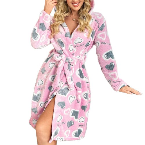 Autumn and winter plush velvet loose nightgown long-sleeved double-sided velvet lace warm pajamas home wear morning gown